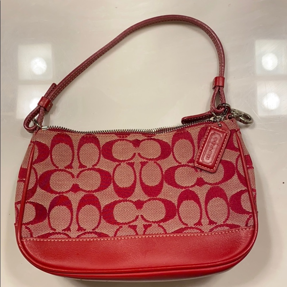 Rare vintage Cherry Red Coach bag